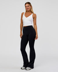 Woman wearing Vitality Active Tank - White | Model:Amity | Size:S | Thumbnail Index: 4
