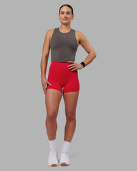 Woman wearing Base Tank - Dark Storm | Model:Keisha | Size:S