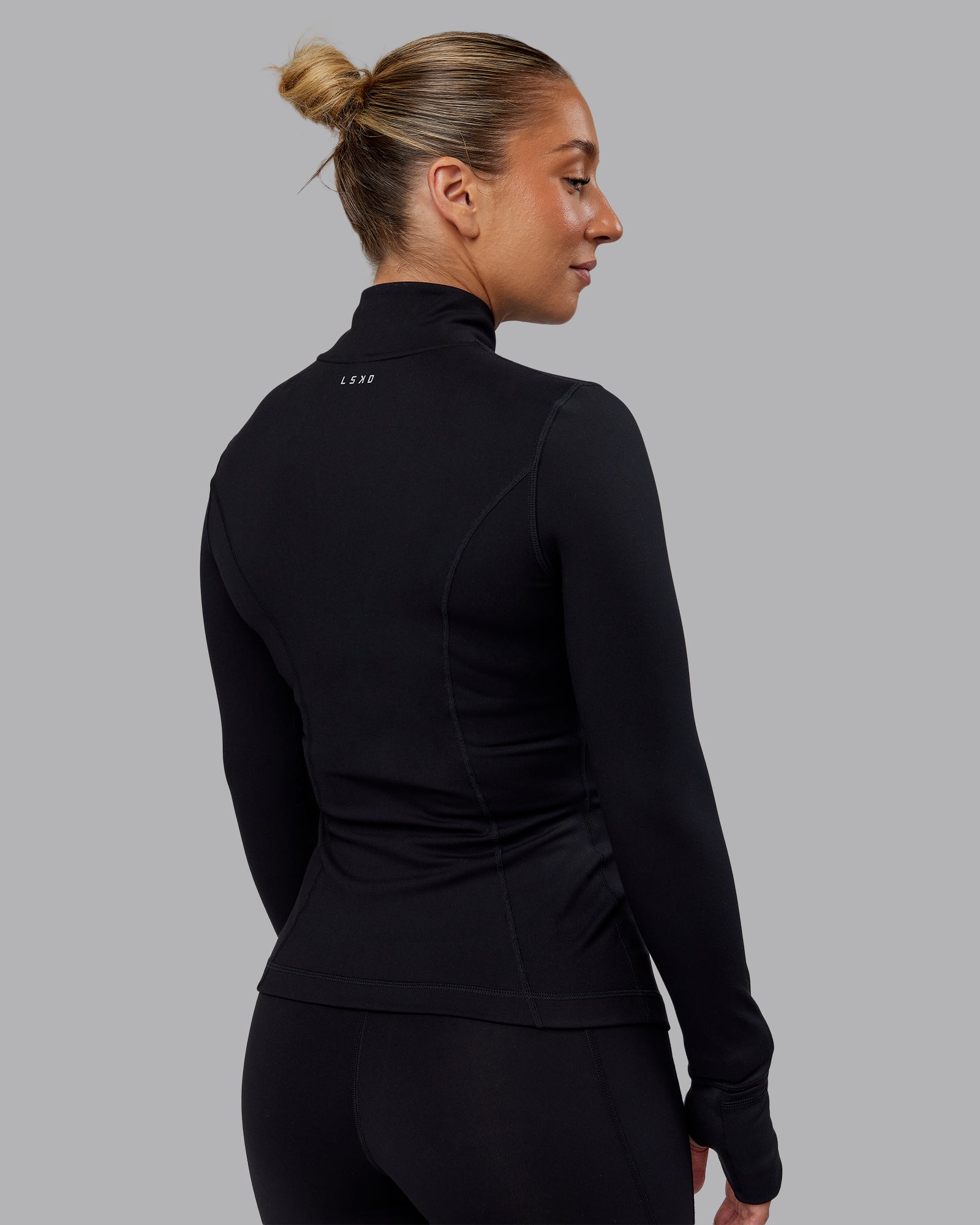 Stride Zip Through Jacket - Black | LSKD – LSKD US