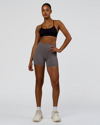 Woman wearing Infinite Contour Sports Bra - Black | Model:Rosie | Size:S | Thumbnail Index: 3