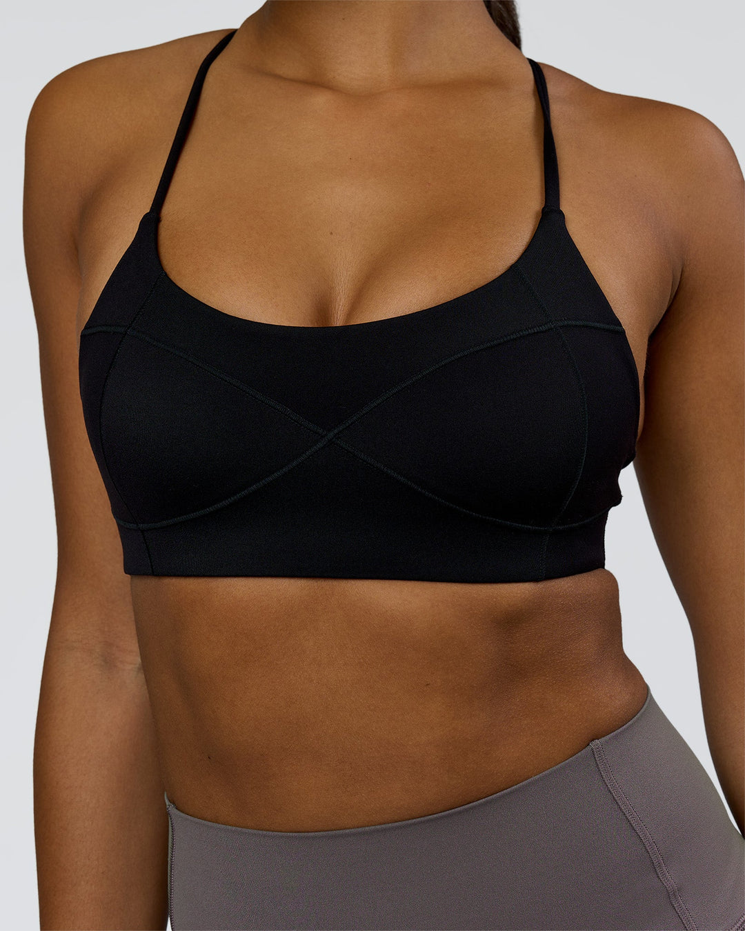 Infinite Contour Sports Bra - Black - view 8