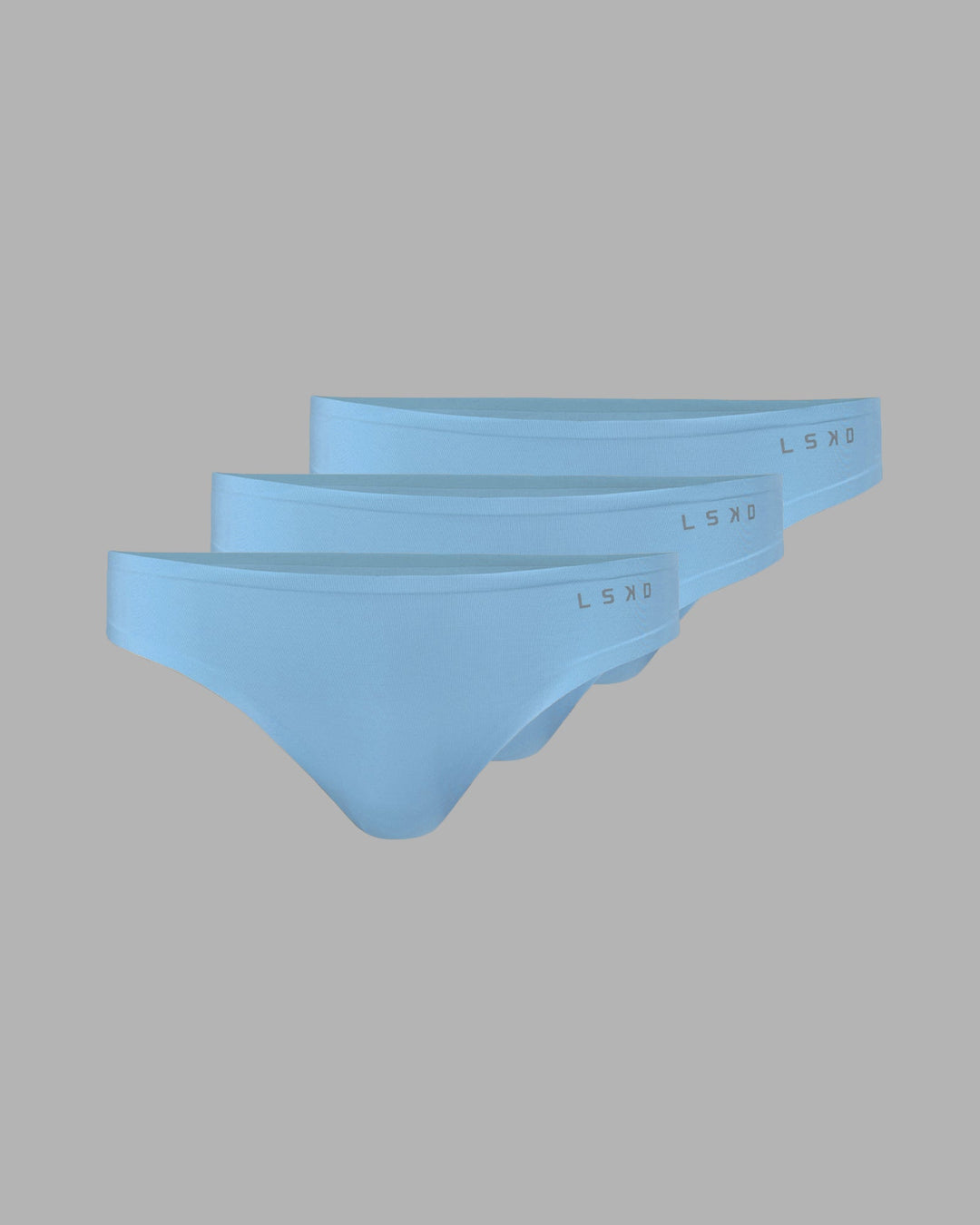 Seamless G-String 3 Pack - Glacial Blue