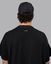 Train Cap - Black-White