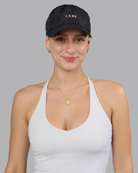 Train Cap - Black-White