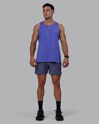 Man wearing Challenger 6" Performance Shorts - Future Dusk
