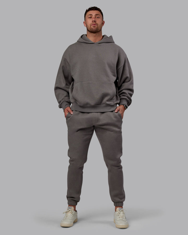 Man wearing MVP Joggers - Storm Front
