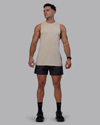 Man wearing Rep 5" Performance Shorts - Pirate Black