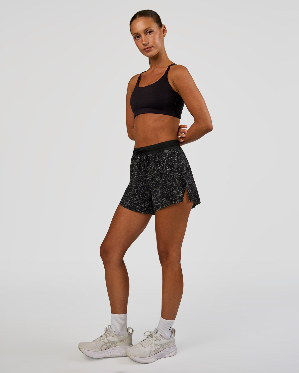Photo inspiration: Gallery Detail: Accelerate 3 High Rise Running Short Energy Print Black