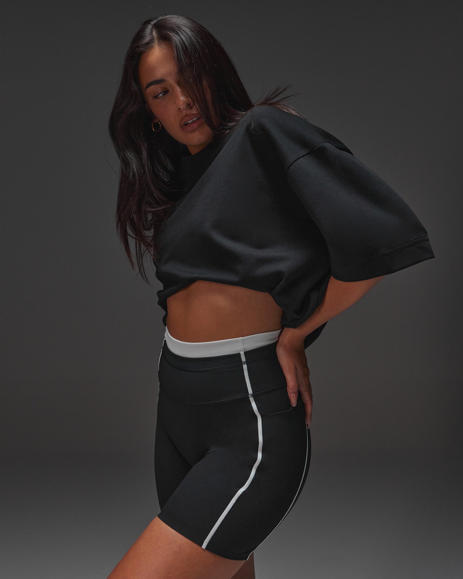 AfterDark ZeroCrease Oversized Tee - Black | LSKD – LSKD US