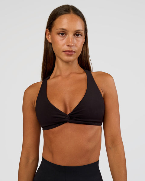 Aspire Twist Sports Bra - Black | LSKD – LSKD US