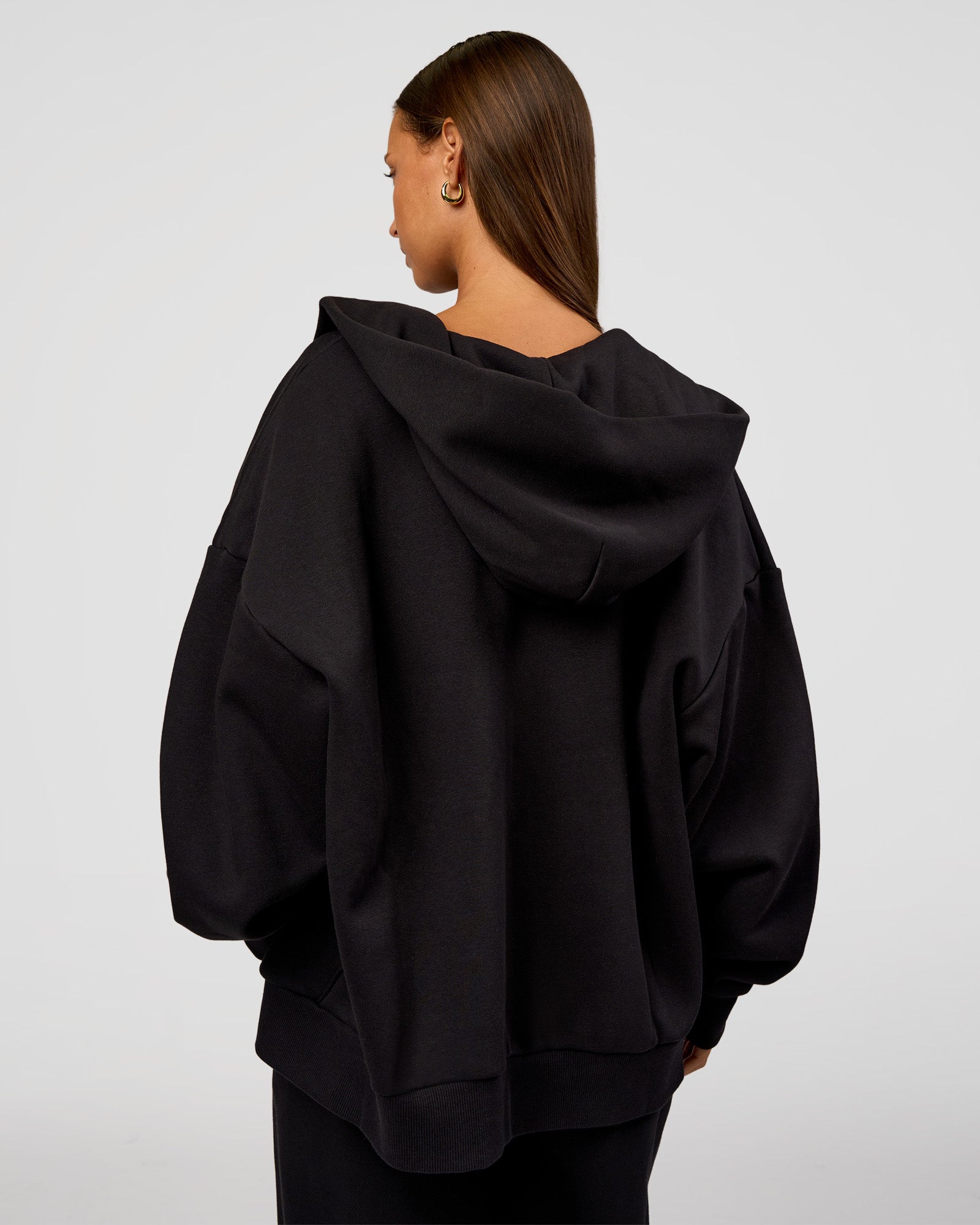 LONG HOODIE（BLACK） Lサイズ 未開封品 Base Zip Through Oversized Hoodie - Black | LSKD – LSKD US