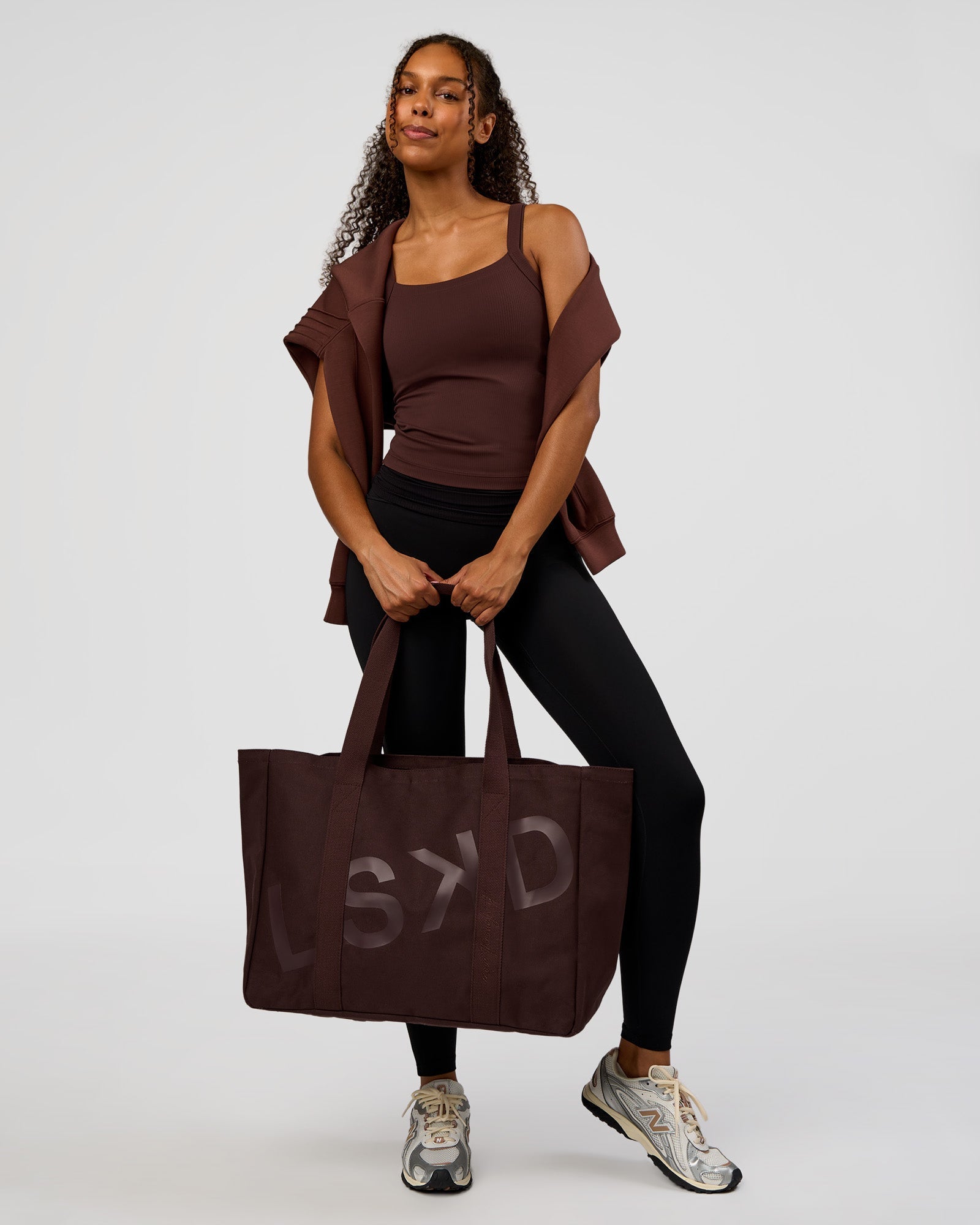 CF Move Through It Rib Tank - Hot Chocolate | LSKD – LSKD US