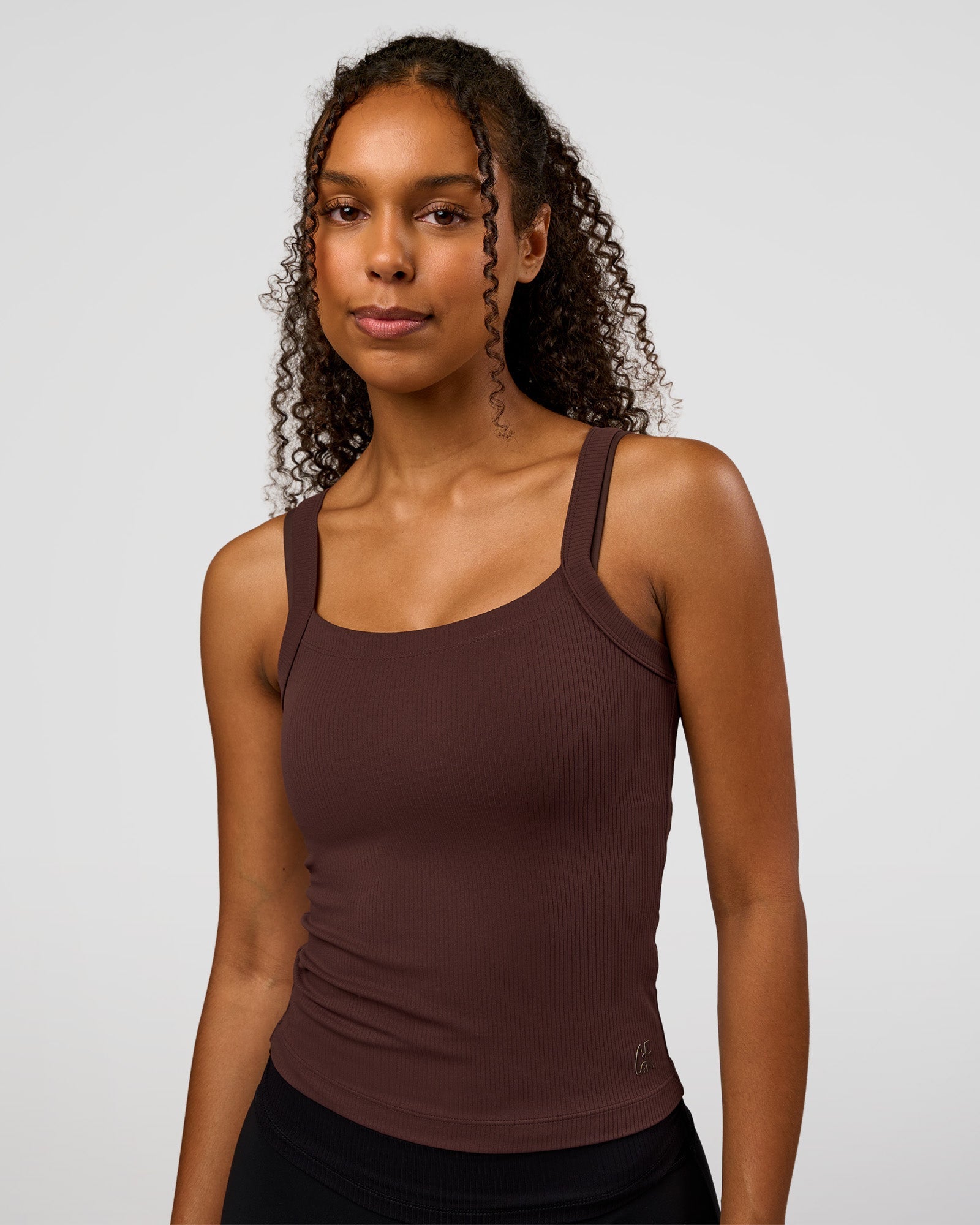 CF Move Through It Rib Tank - Hot Chocolate | LSKD – LSKD US