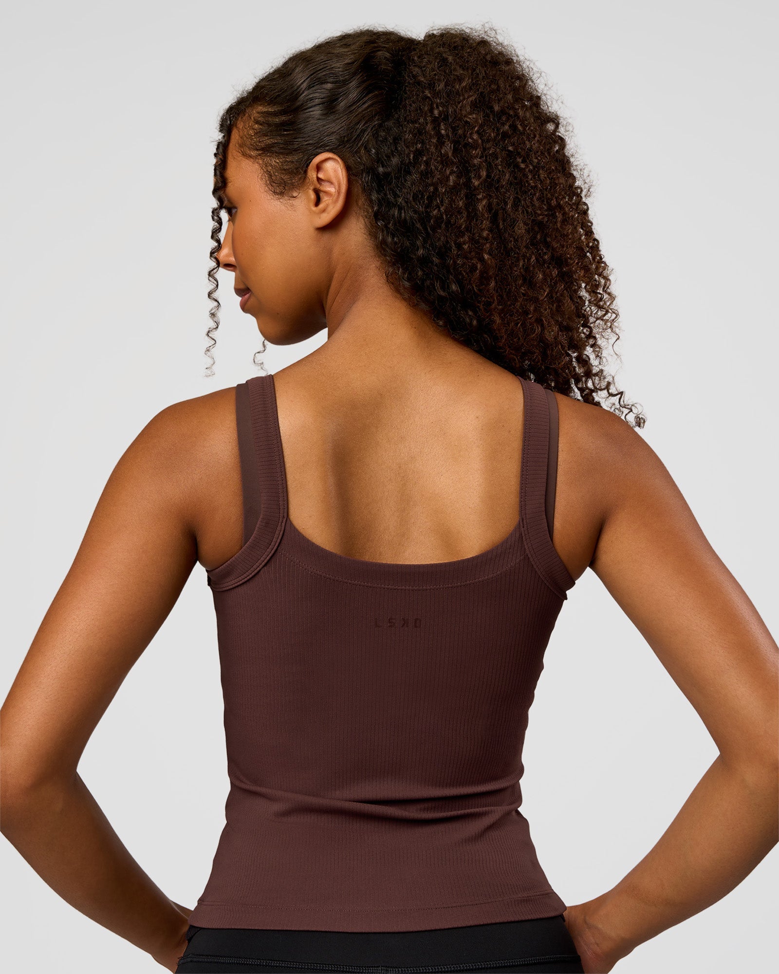 CF Move Through It Rib Tank - Hot Chocolate | LSKD – LSKD US