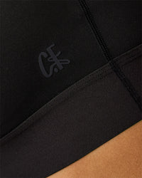 Woman wearing CF Train Hard Sports Bra - Black | Model:Jordan | Size:XS