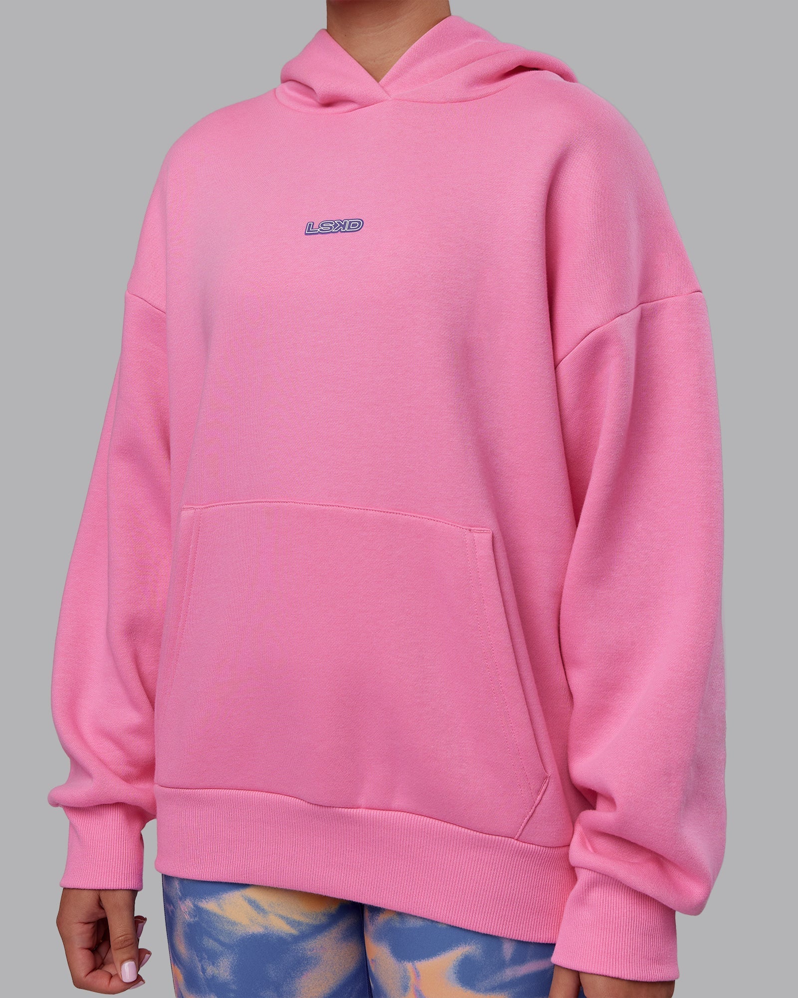 CFT BNE 25 Oversized Hoodie - Candy Pink-Purple Opulence