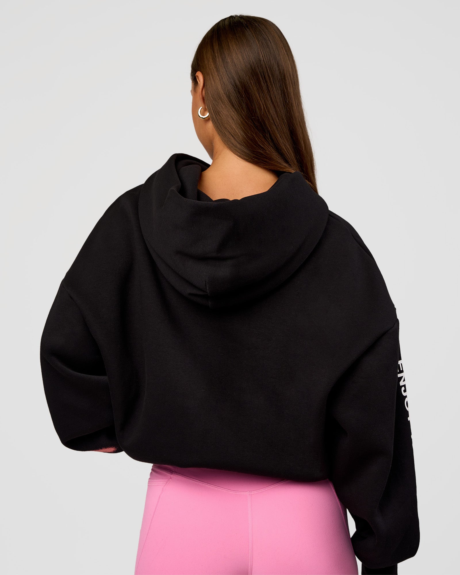 CFT BNE 26 Unisex Oversized Hoodie - Black-Candy Pink | LSKD – LSKD US