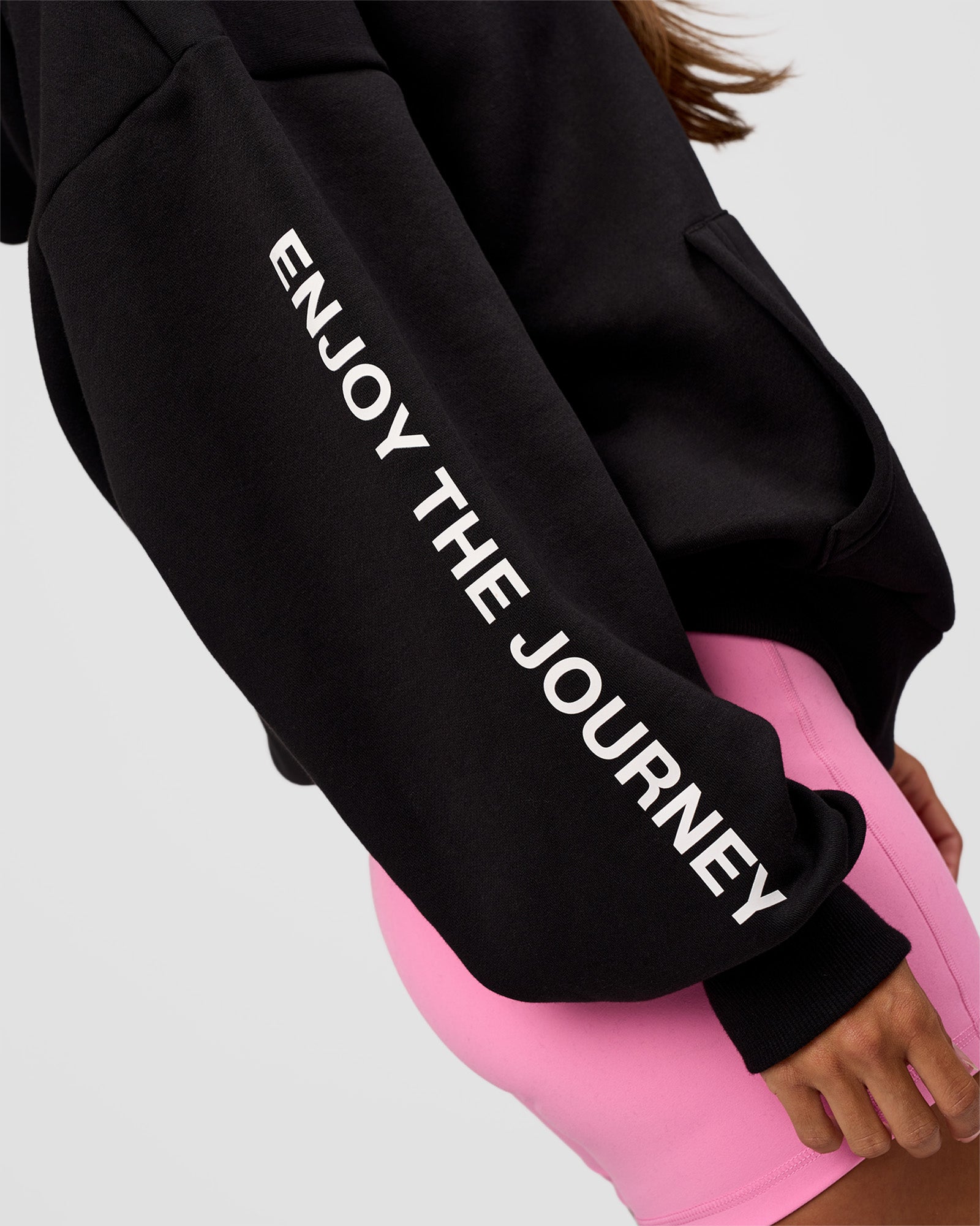 CFT BNE 26 Unisex Oversized Hoodie - Black-Candy Pink | LSKD – LSKD US