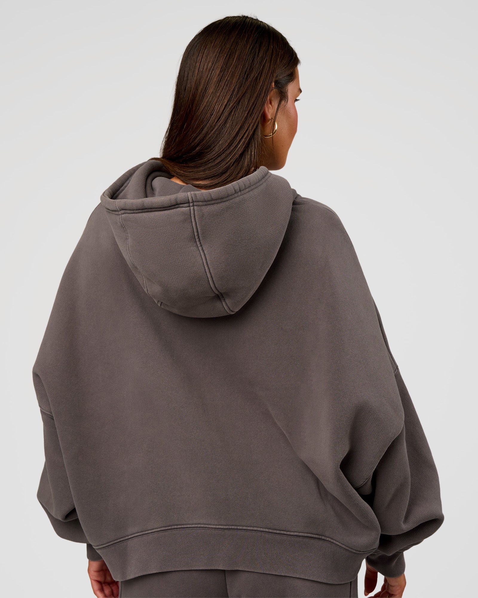 dustbox パーカー Static Grit Unisex Boxy Hoodie - Palace Blue