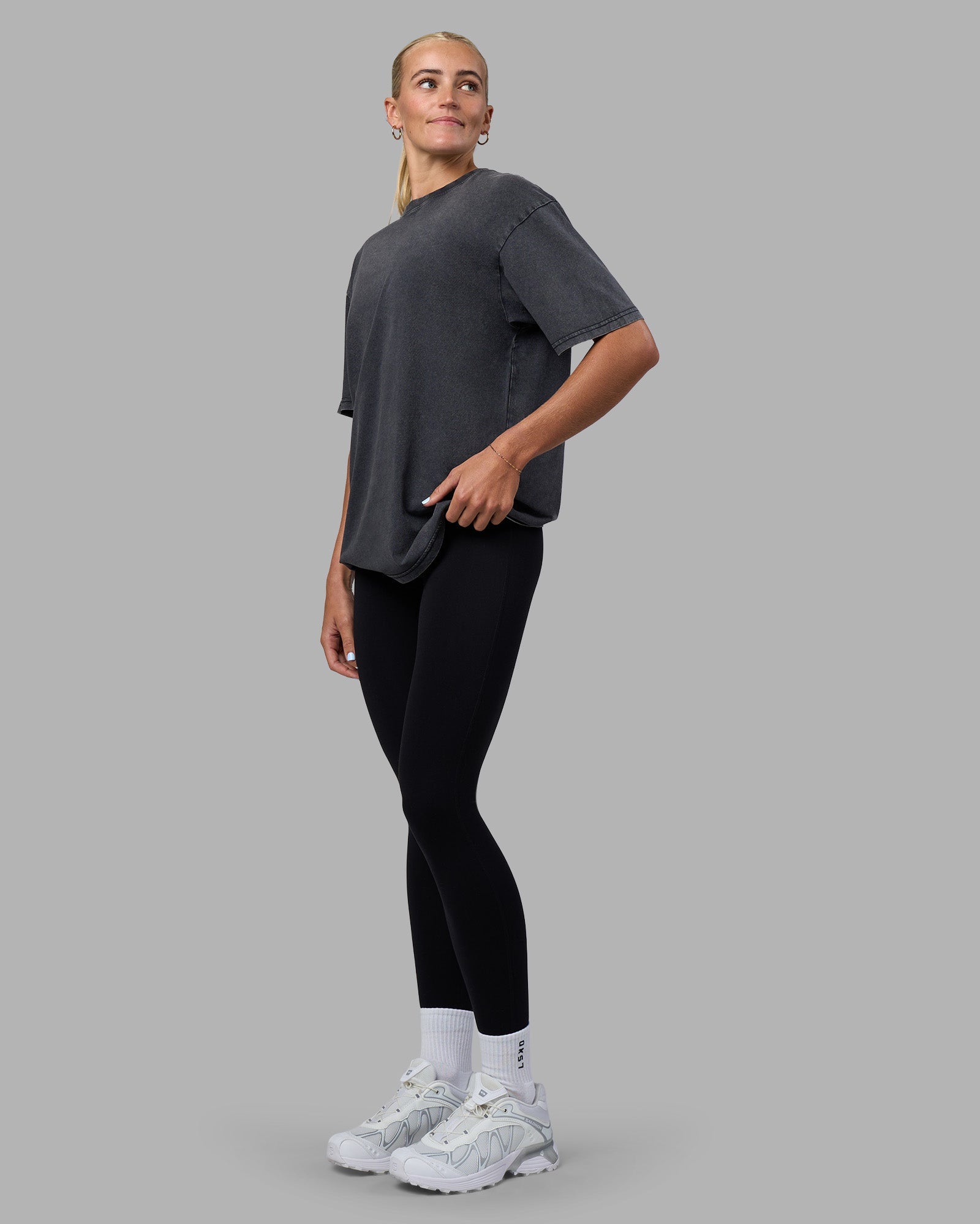 Easy Tee FLXCotton Oversize - Black Washed | LSKD – LSKD US