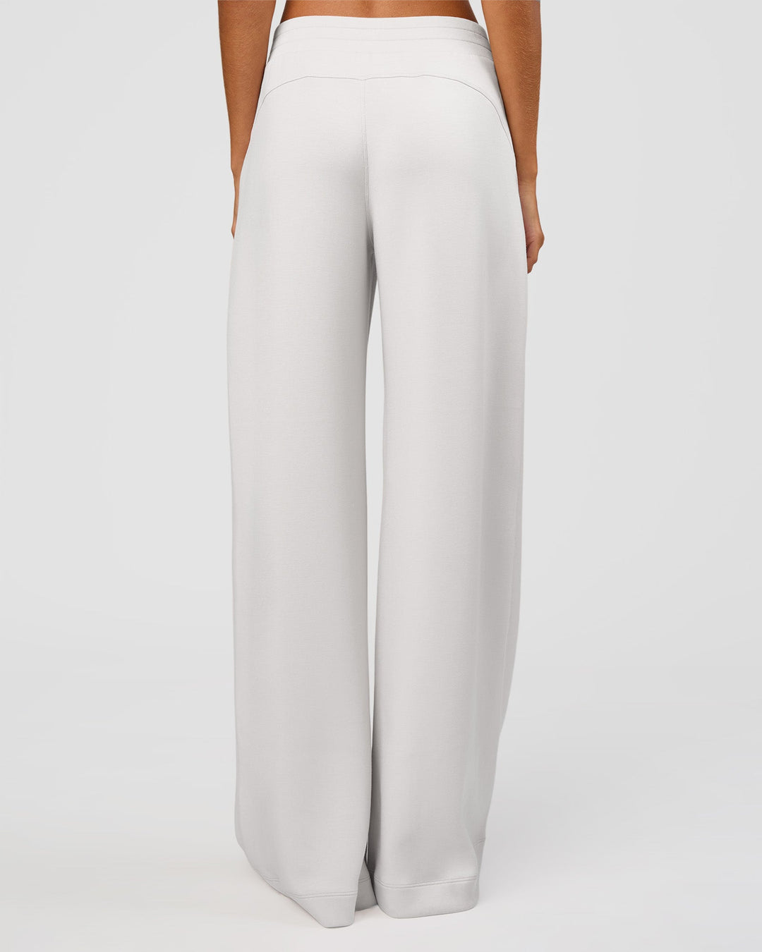 Woman wearing Elevate SoftTouch Wide Leg Pant Tall - Clay | Model:Georgia | Size:XS - view 4