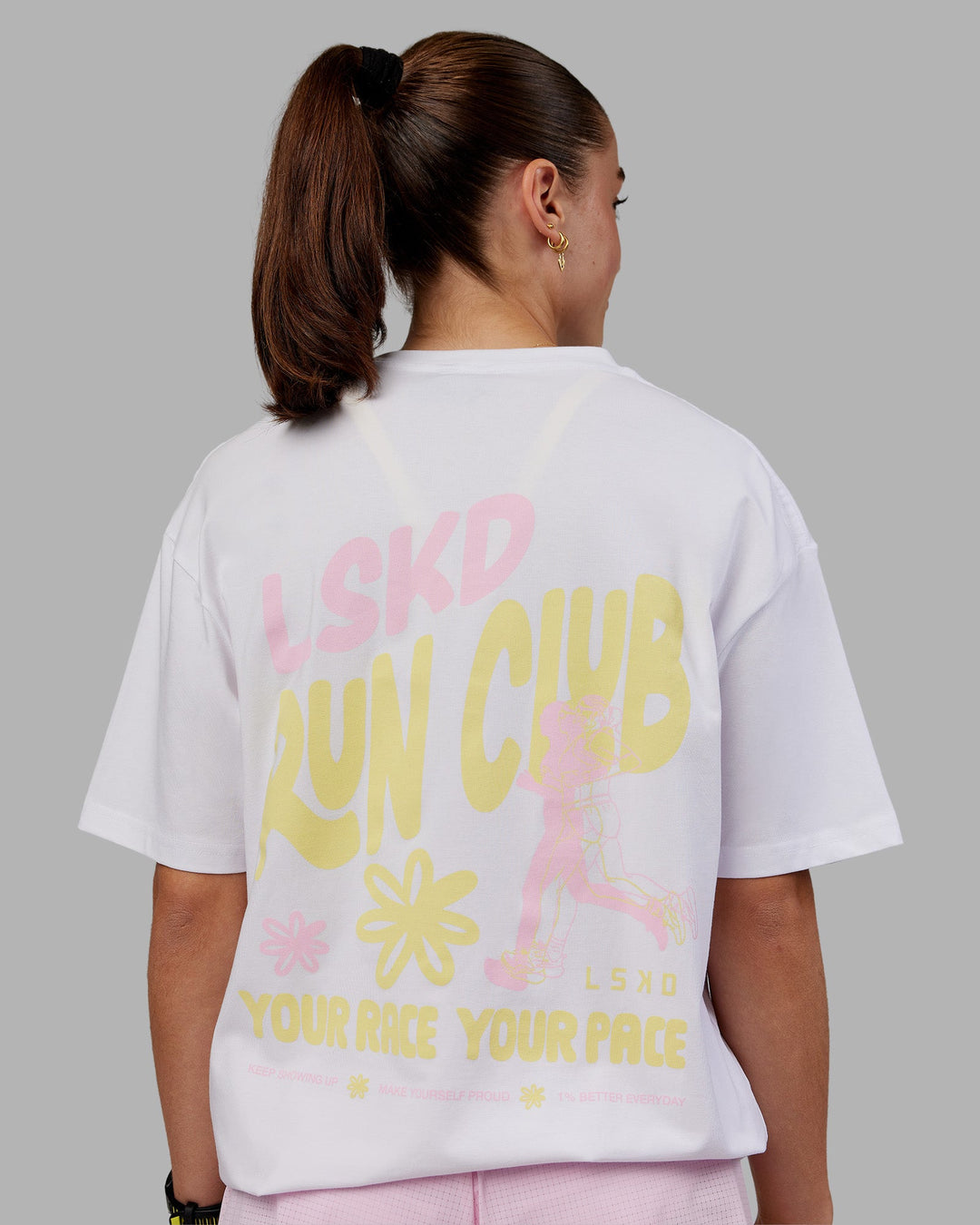 Grace Grove FLXCotton Oversize Tee - White | LSKD – LSKD US