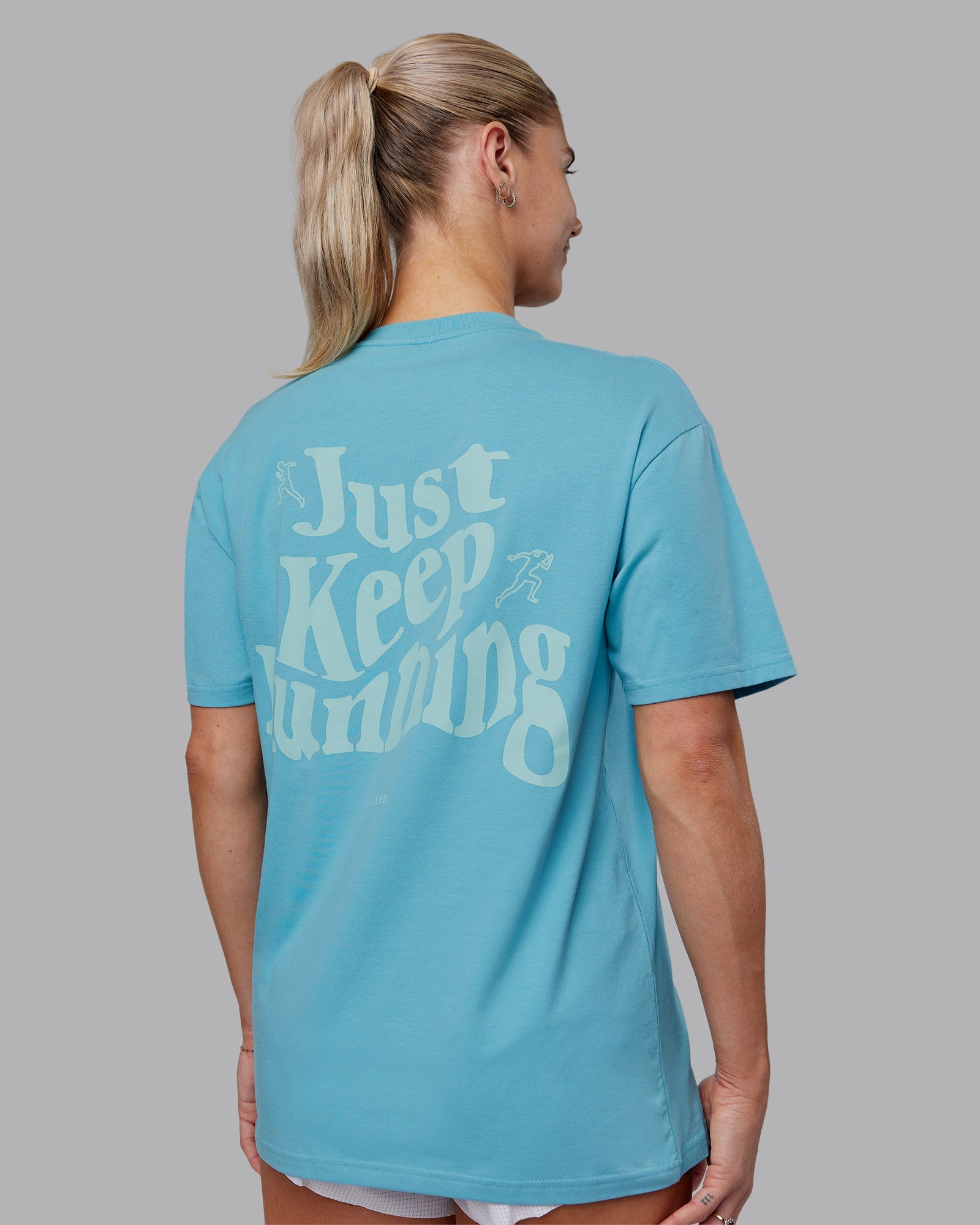 SALSATION　Tshirt with split　S　Light blue SALSATION Tshirt with split S Light blue SALSATION Tshirt