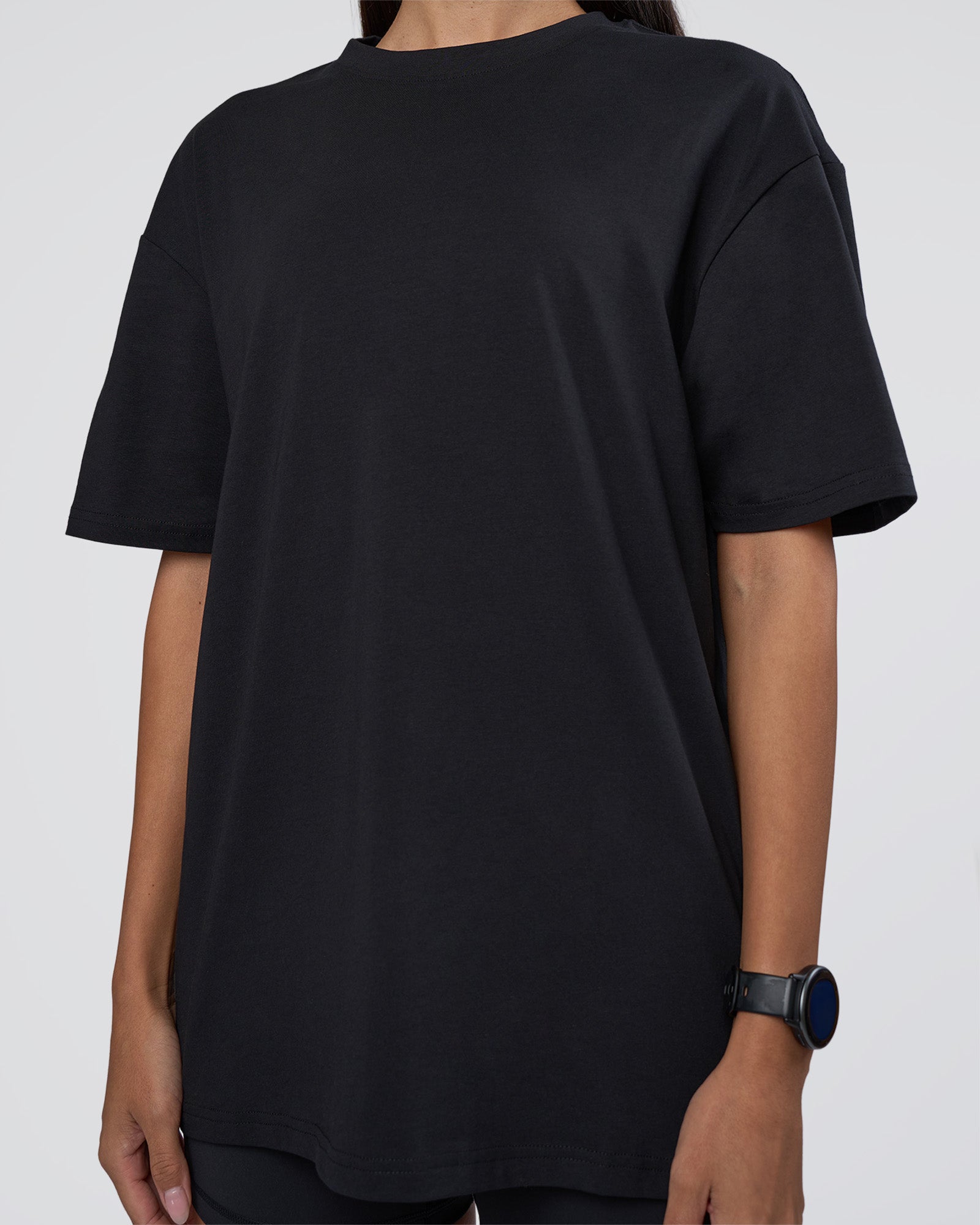 Unisex Lifting Club FLXCotton Tee Oversize - Black-White-Red