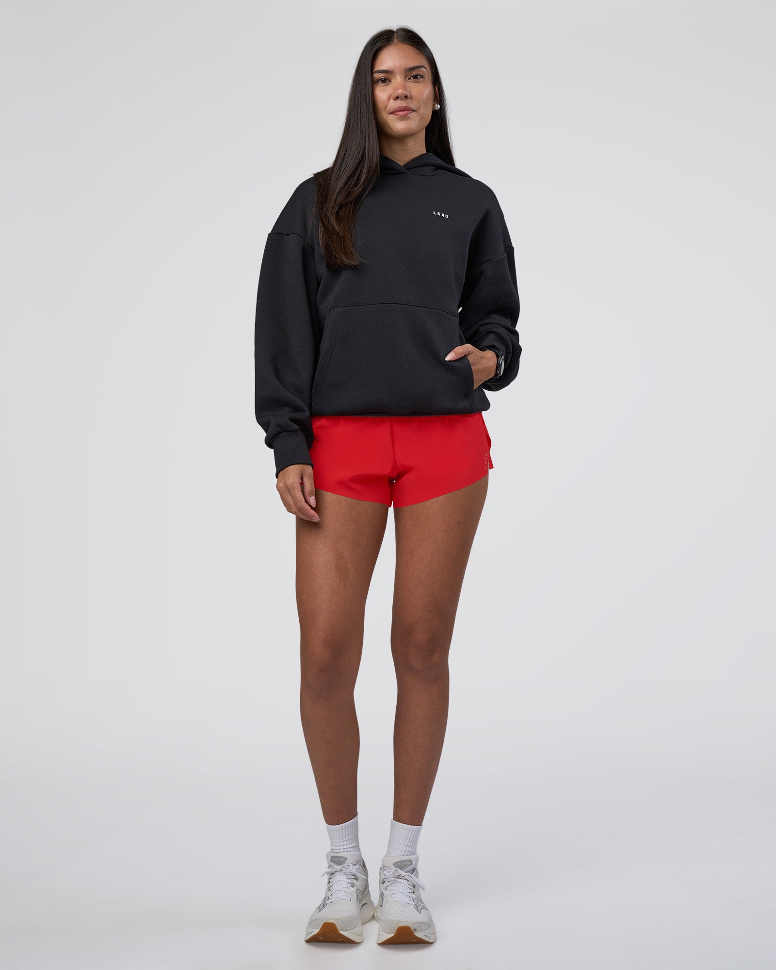Lifting Unisex Oversized Hoodie - Black-Flame | LSKD – LSKD US