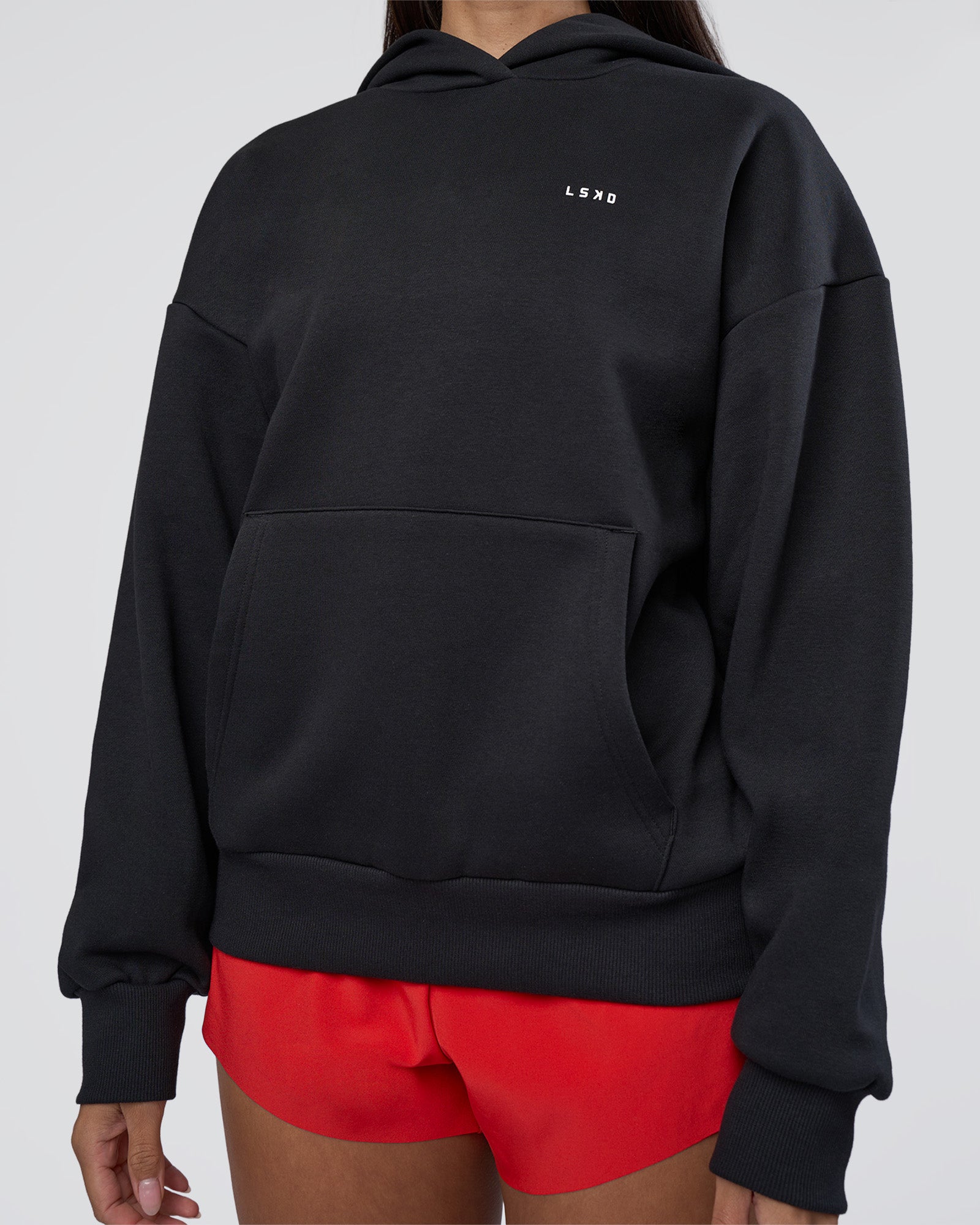 Lifting Unisex Oversized Hoodie - Black-Flame | LSKD – LSKD US