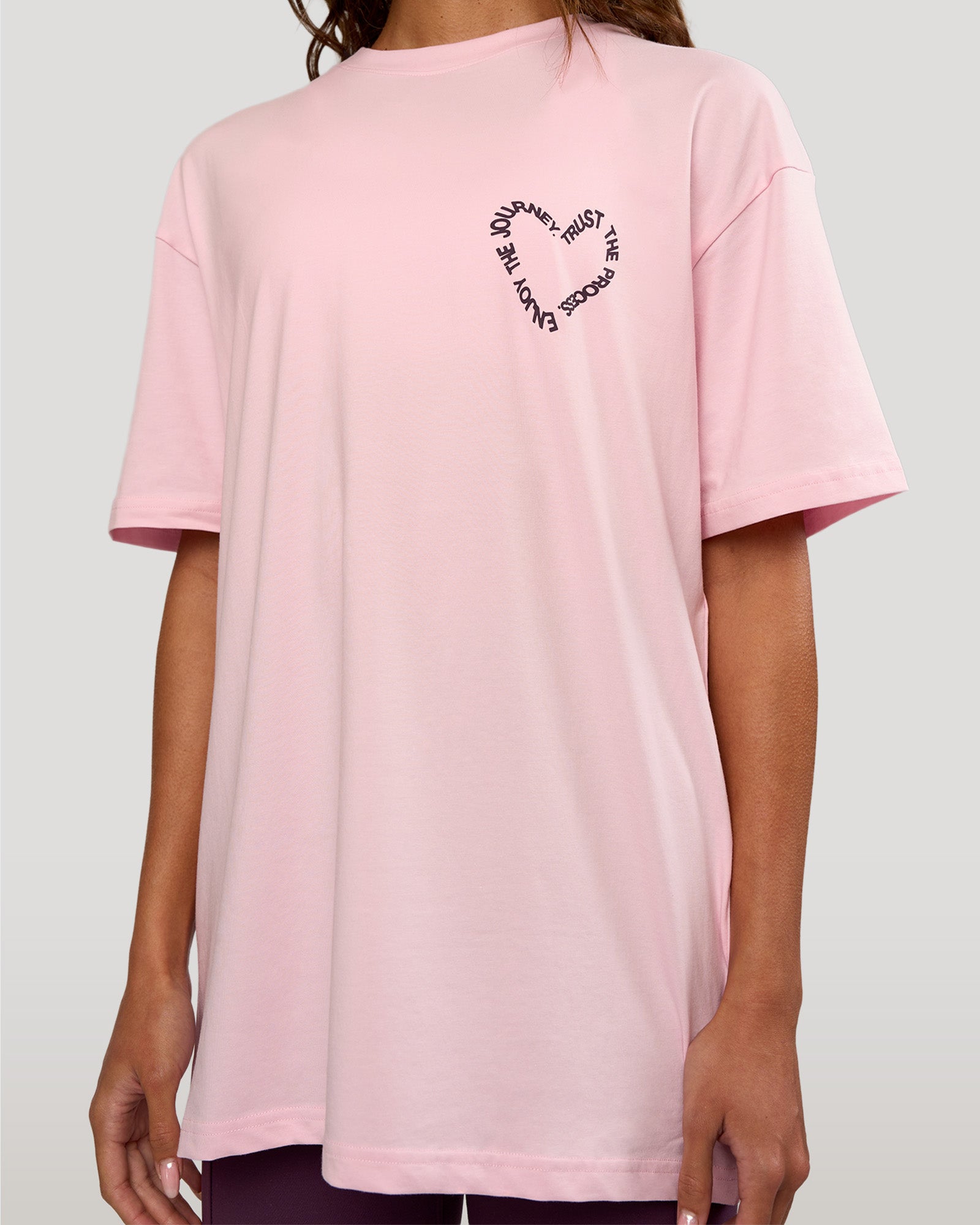 Love The Process FLXCotton Oversize Tee - Marshmallow-Midnight