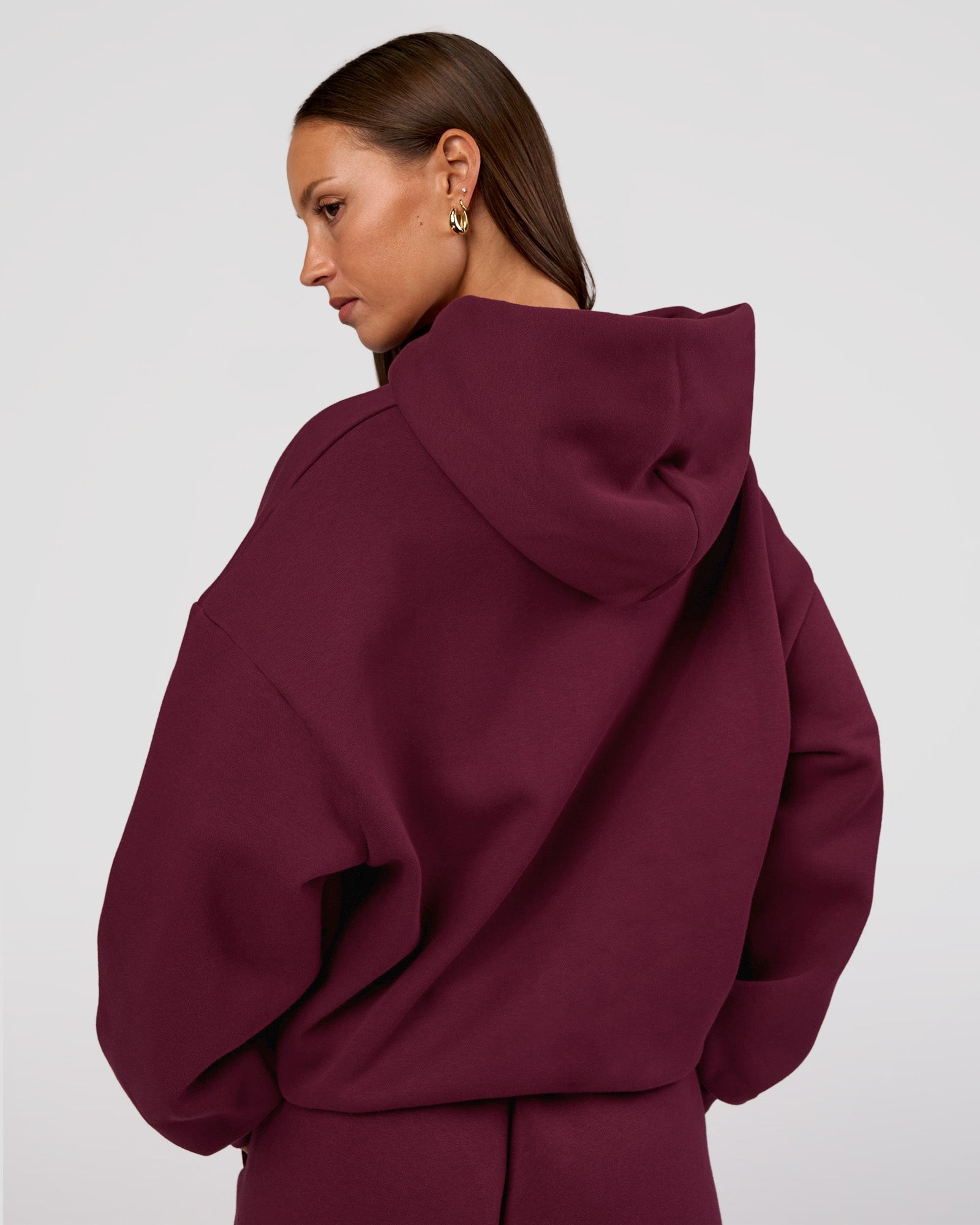 MVP Oversized Hoodie - Cherry Lacquer | LSKD – LSKD US
