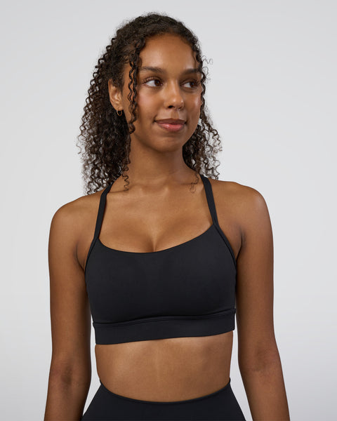 Momentum Sports Bra (D/DD/E) - Black | LSKD – LSKD US