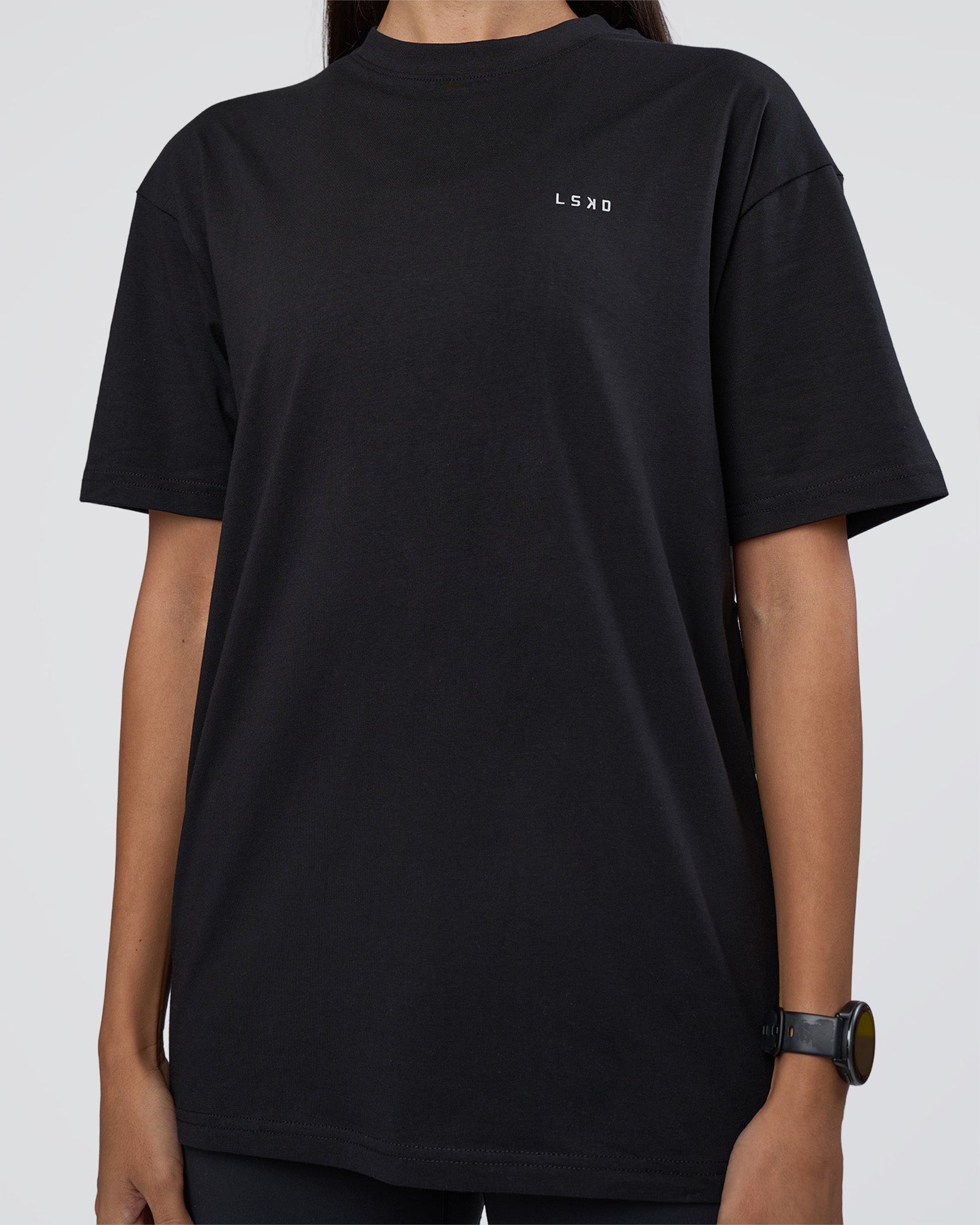 Research Department FLXCotton Oversized Tee - Black | LSKD – LSKD US