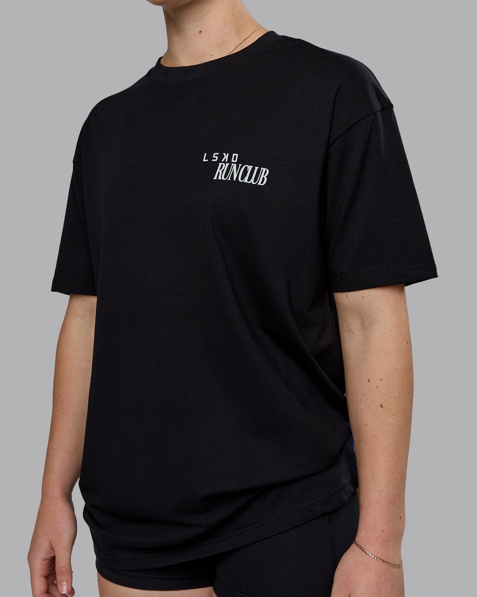 We Love This Sh*t FLXCotton Oversized Tee - Black-Reflective