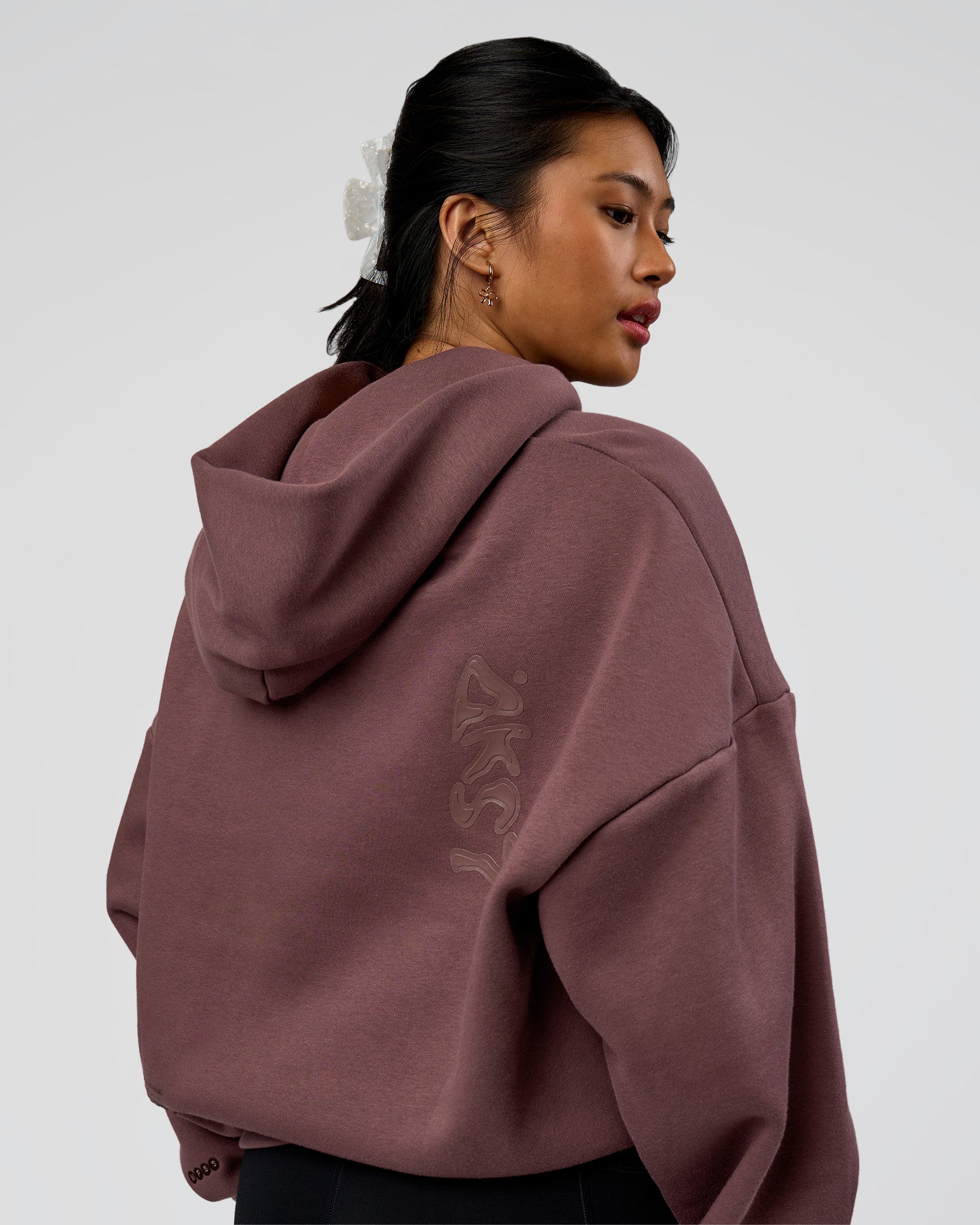 Static Grit Unisex Boxy Hoodie - Cocoa Powder-Hot Chocolate | LSKD
