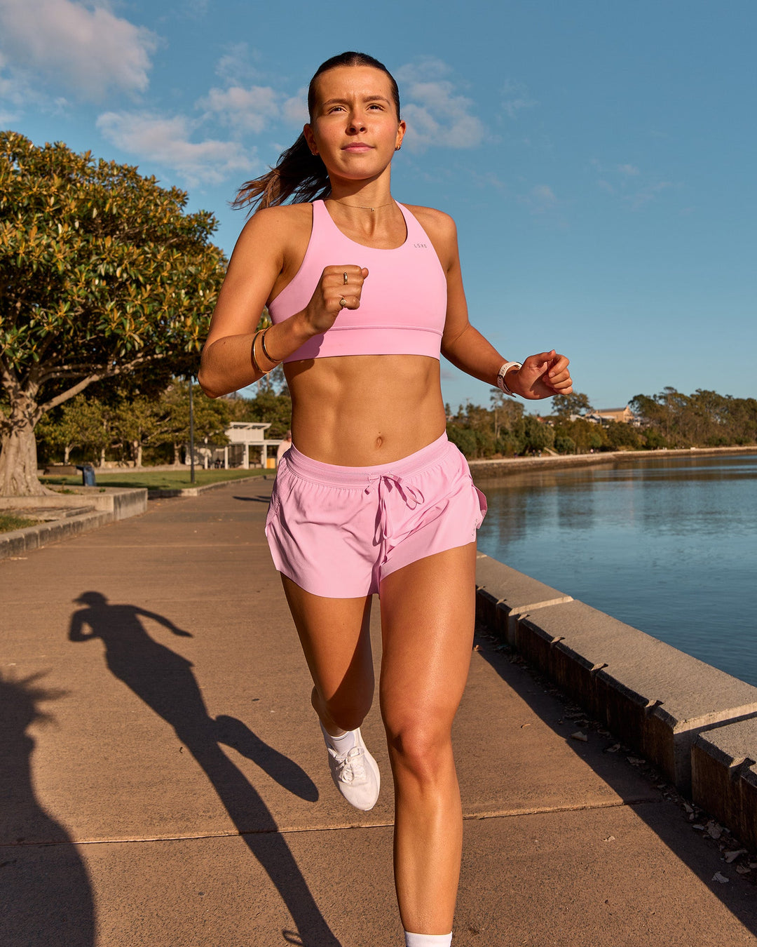 Accelerate 3" High-Rise Running Short - Pink Rose - view 12