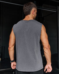 Campaign image of Base FLXCotton Tank Regular Fit -8cm - Dark Storm Washed | Thumbnail Index: 8
