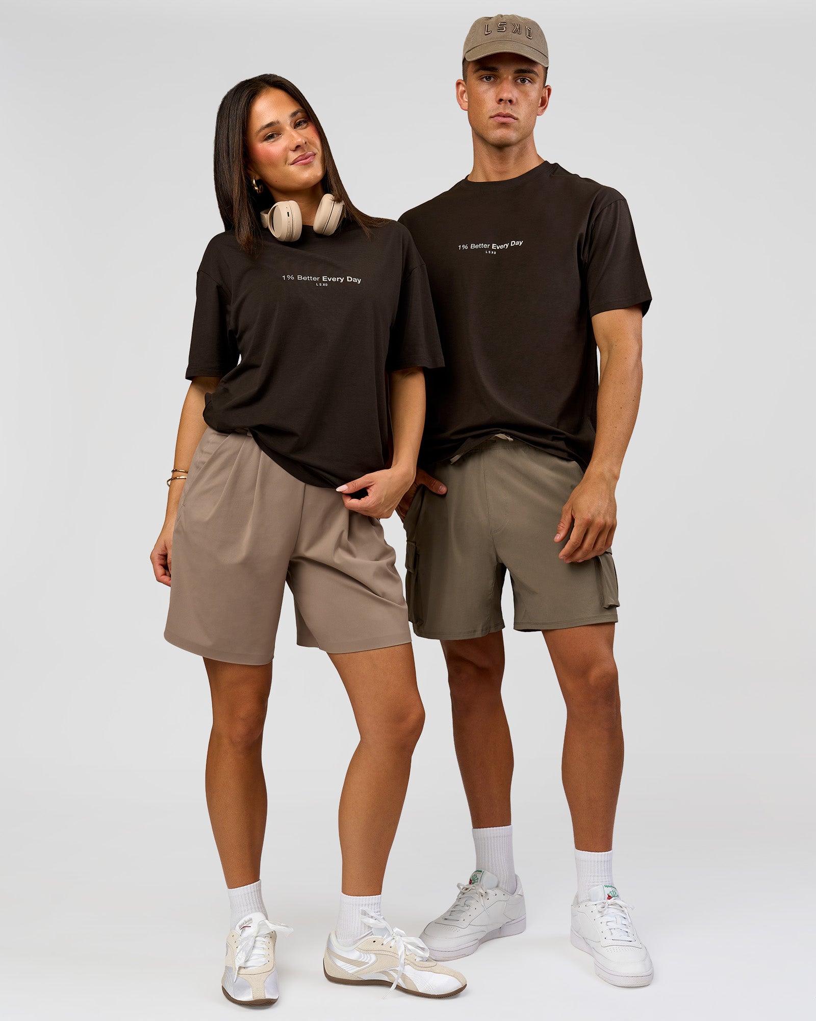 __DNG__ VS6 1% Better FLXCotton Oversize Tee - Ground Coffee | LSKD – LSKD US