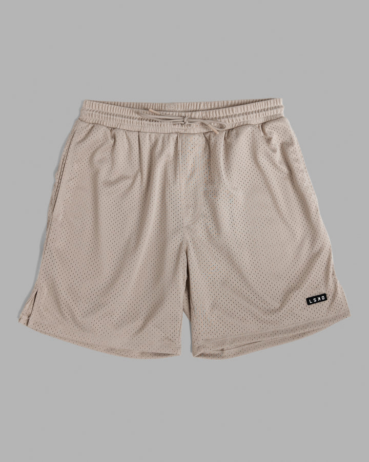 Fundamental Mesh Short - Shale Beige