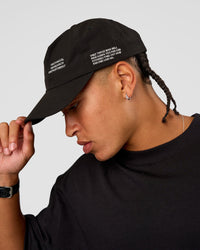man wearing LSKD TRD CAP - Black-Off White