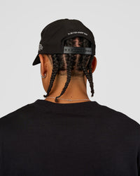 man wearing LSKD TRD CAP - Black-Off White