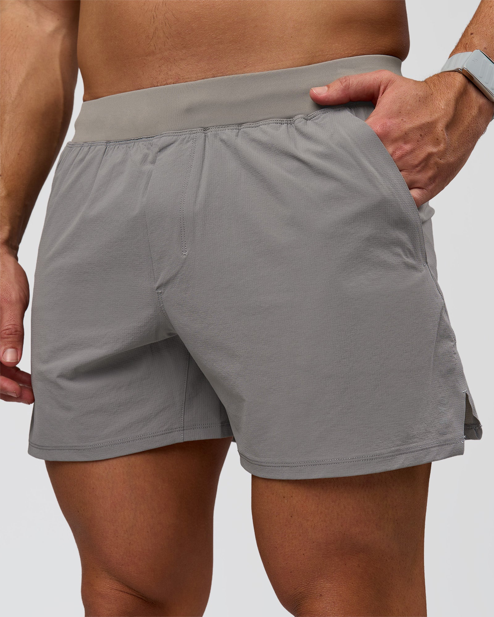 Man wearing Functional Training 5" Short - Storm Front | Model:Jaiden | Size:L