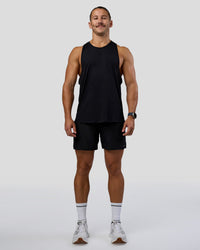 Pace 5" Lined Running Short - Black-Reflective | Thumbnail Index: 4