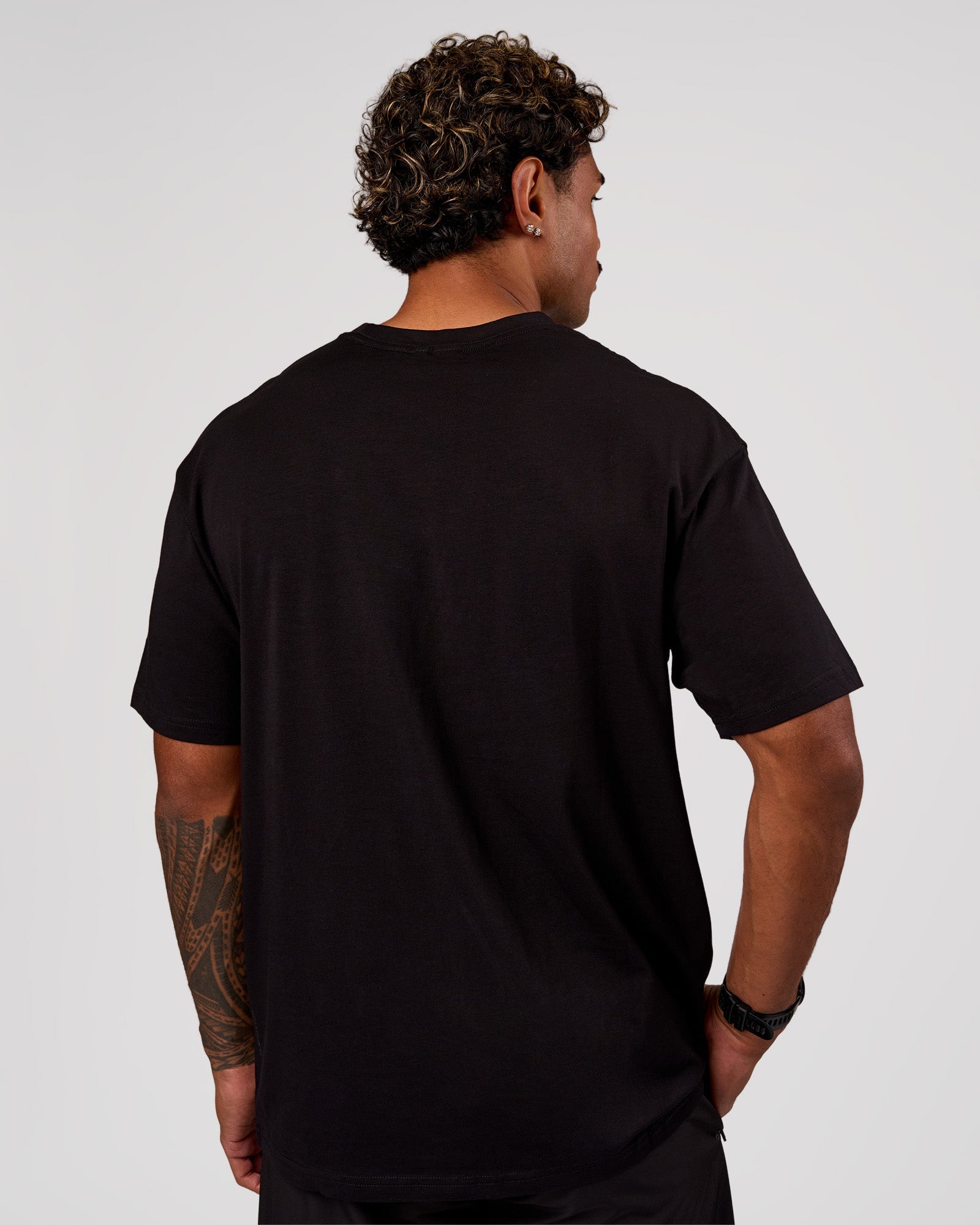 Base FLXCotton Tee Oversized - Black | LSKD – LSKD US