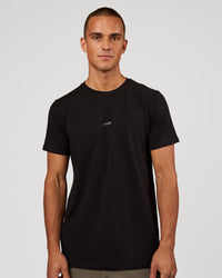 Man wearing Base FLXCotton Tee - Black | Model:Albert | Size:M | Thumbnail Index: 0
