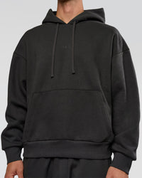 Man wearing Base Oversized DC Hoodie - Onyx | Model:Albert | Size:M | Thumbnail Index: 5
