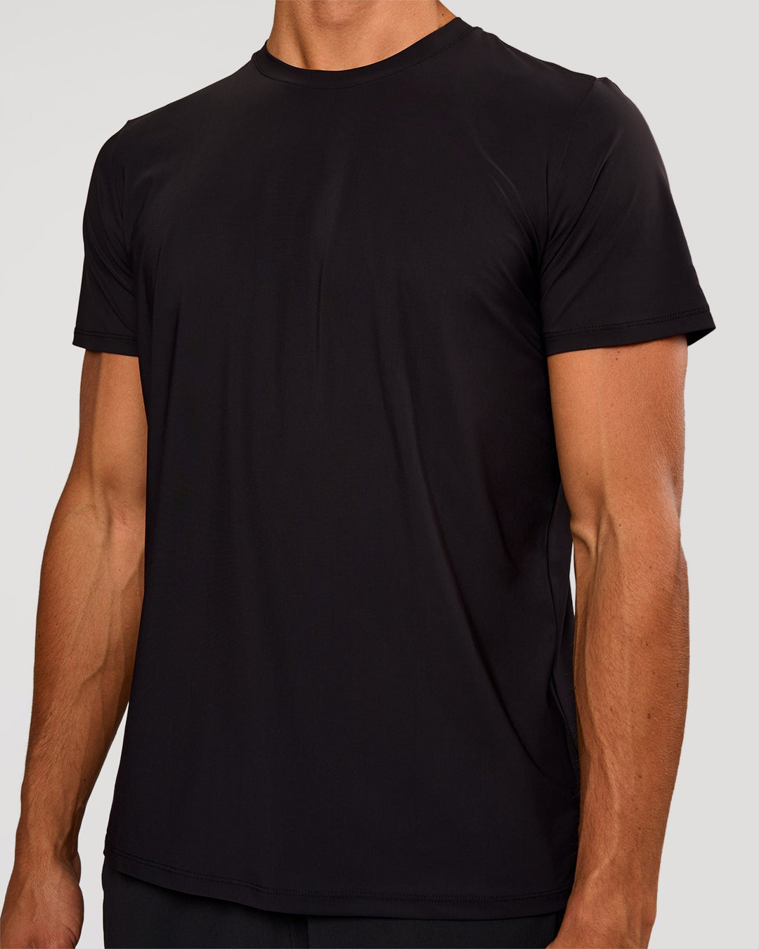 Man wearing Cadence Swift Tee - Black | Model:Albert | Size:M - view 1