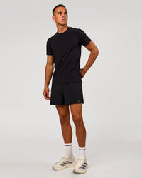 Man wearing Cadence Swift Tee - Black | Model:Albert | Size:M | Thumbnail Index: 5