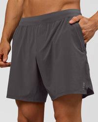 Man wearing Functional Training 7" Short - Dark Storm | Model:Albert | Size:M | Thumbnail Index: 0